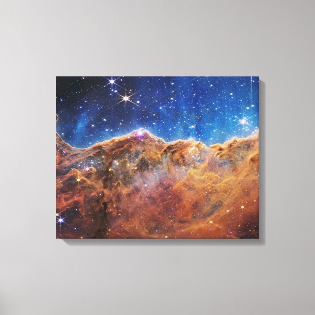 Toile Falaises cosmiques Carina Nebula Space Webb Telesc (Recto)