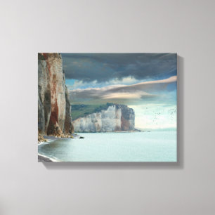 Toile Falaises du paysage marin de Normandie