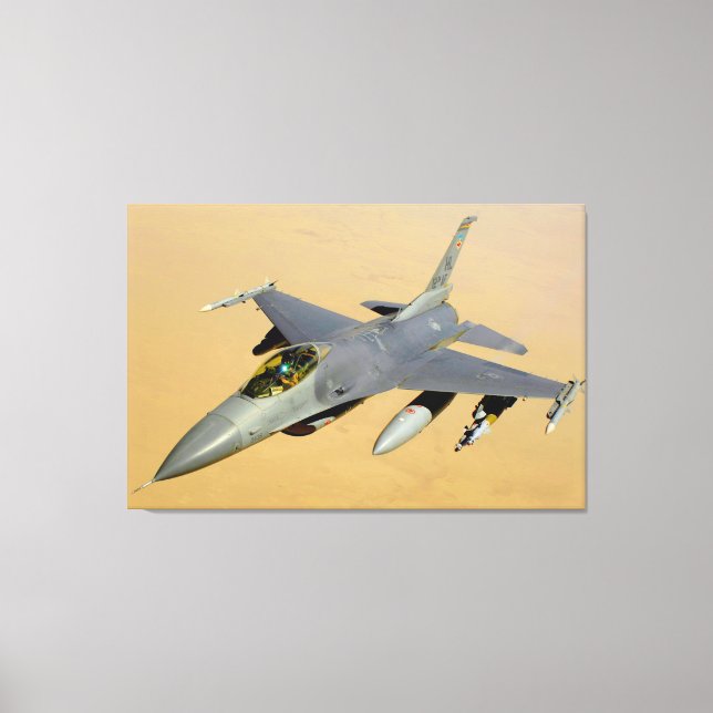 Toile FALCON DE COMBAT F-16C 32x48 (Recto)