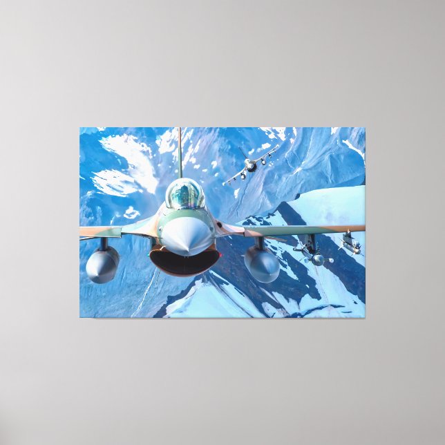 Toile FALCON DE COMBAT F-16C 40x60 (Recto)