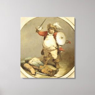 Toile Falstaff avec le Corps de Hotspur, c.1786 (huile s