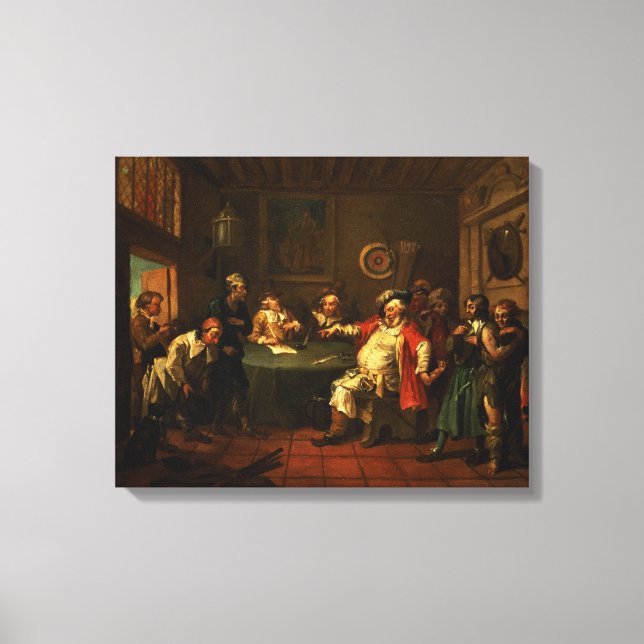 Toile Falstaff Examiner ses recrues de Henri IV (Recto)