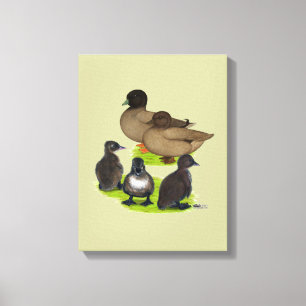Toile Famille Call Duck Khaki