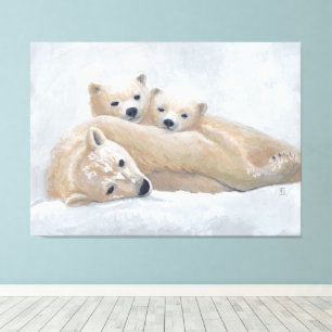 Toile Famille de l'Arctique