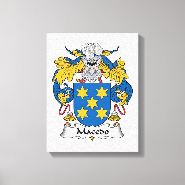 Toile Famille Macedo Crest (Recto)
