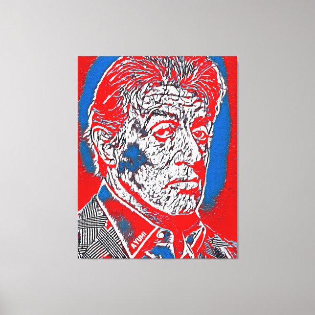 Toile Famous Abstrait People Project 3 (Recto)