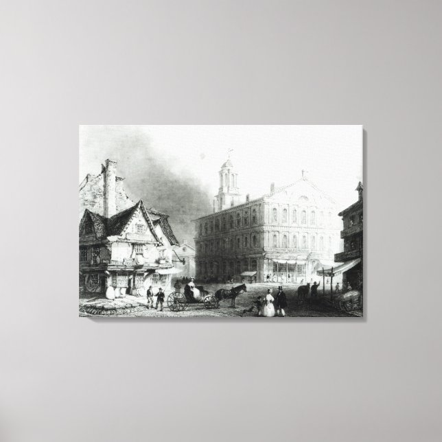 Toile Faneuiel Hall, Boston (Recto)