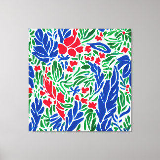 Toile Fantasia florale : Le jardin des rêves de Matisse