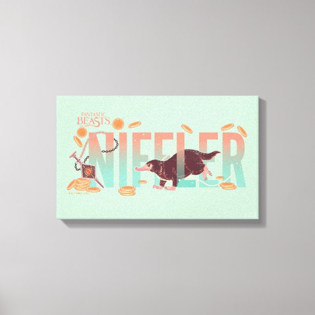 Toile Fantastique bêtes Niffler (Recto)