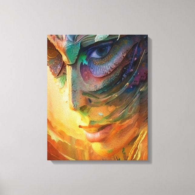 Toile Fantastique portrait de femme (Recto)