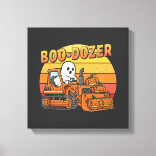 Toile Fantôme de Boo Dozer drôle Halloween