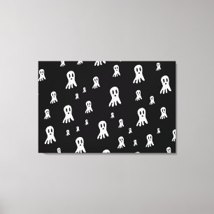Toile Fantômes d'Halloween foncé