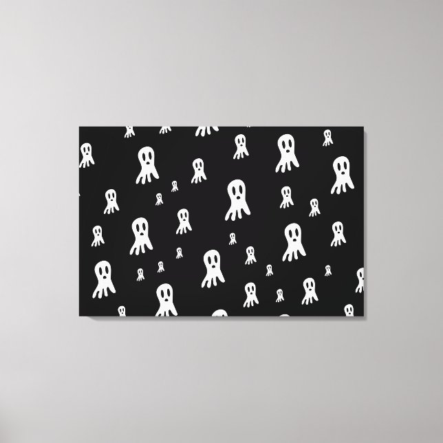 Toile Fantômes sombres d'Halloween  (Recto)