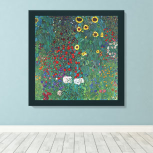 Toile Farmergarden avec Tournesol de Klimt, Fleurs Vinta