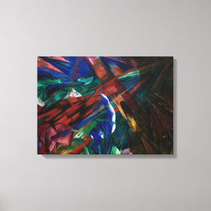 Toile Fates animales 1913 Franz Marc Huile peinture Impr