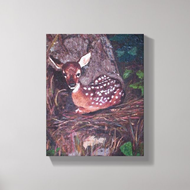 Toile Faune en forêt (Recto)