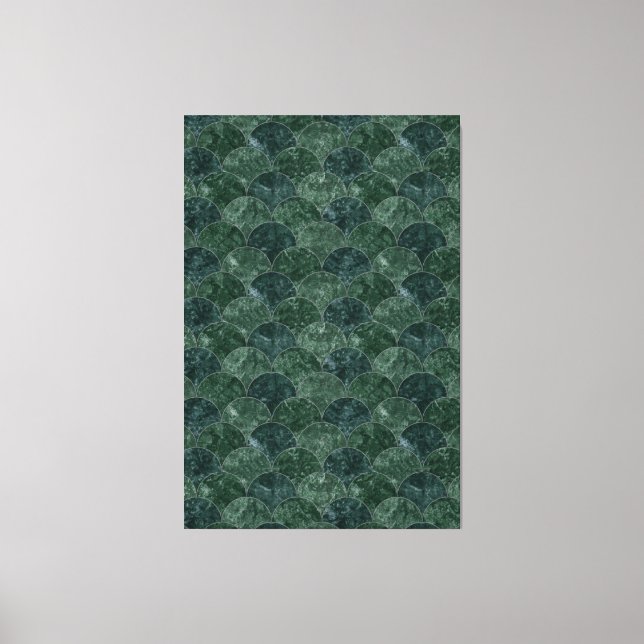 Toile Faux Green Stone Mermaid (Recto)