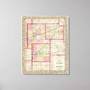 Toile Fayette, Effingham, Marion, comtés