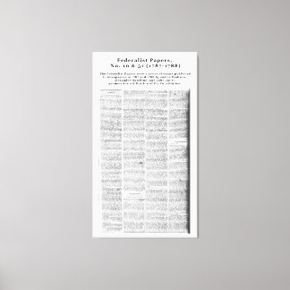 Toile Federalist Papers, n° 10 et n° 51 (1787-1788)