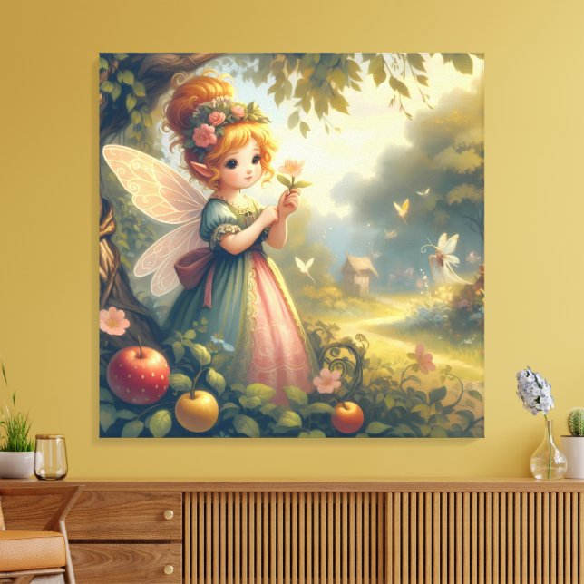 Toile Fée dans le jardin (Insitu(Salon))