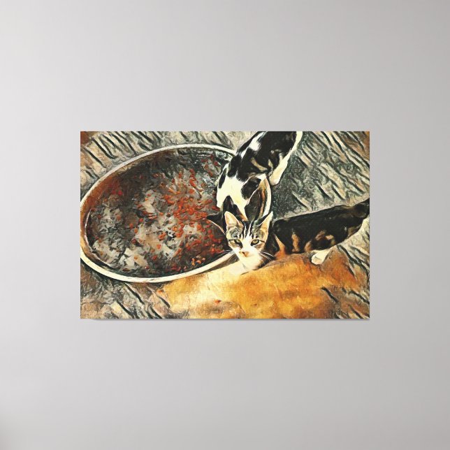 Toile Feeding Time ! (Recto)