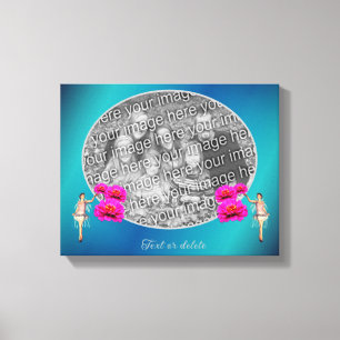 Toile Fées Et Fleurs Personnalisées Ajoutez Votre Propre