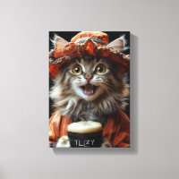 Feline Aristocratique - Elegant Cat Portrait Art