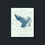 Toile Fellowship Elven Brooch Quote Graphic<br><div class="desc">Celebrate the Fellowship with this elegant, Lord of the Rings™ Elven brooch design. Featuring a beautifully detailed leaf carried on swirling Elvish vines, the artwork symbolizes the connection between those entrusted with the protection of Middle-Earth™. The meaningful quote, “Even the smallest person can change the course of the future, ”...</div>