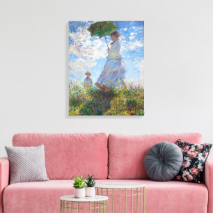 Toile Femme à l'ombrelle Monet