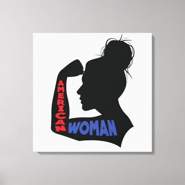 Toile Femme américaine (Recto)