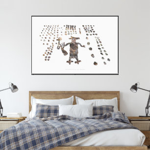 Toile Femme Araignée et Coyote