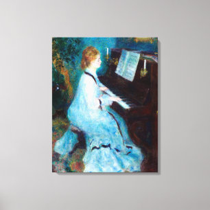 Toile Femme au piano