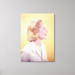 Toile Femme blonde