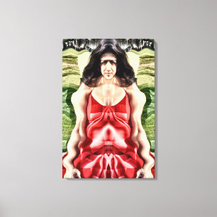 Toile Femme cubiste
