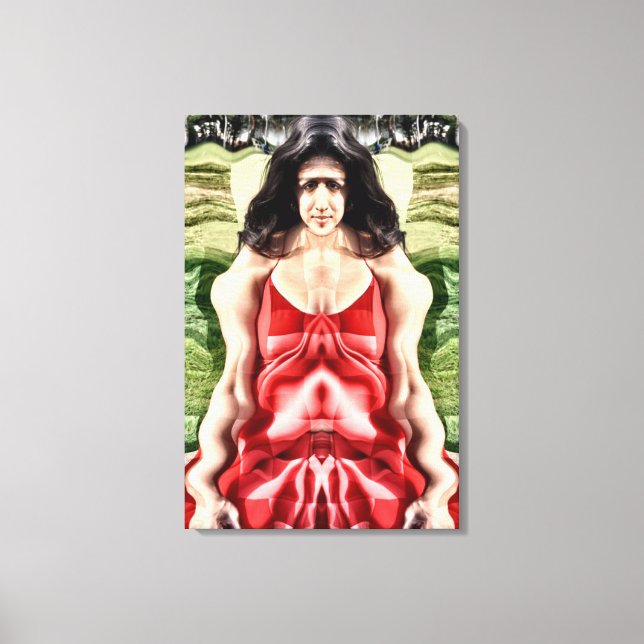 Toile Femme cubiste (Recto)