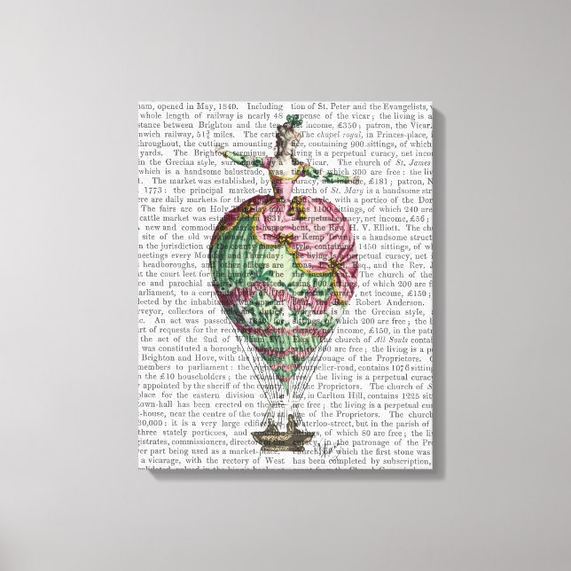 Toile Femme de ballon à air chaud (Recto)