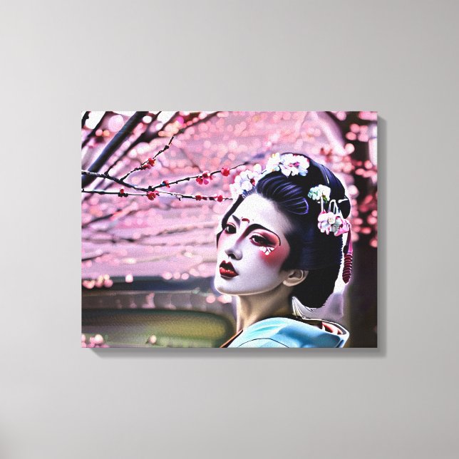 Toile Femme geisha (Recto)
