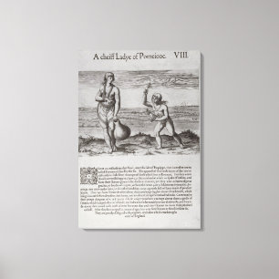 Toile Femme indienne et jeune fille