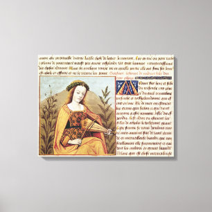 Toile Femme jouant une viole