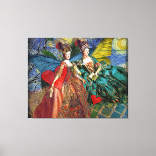 Toile Femme Papillon Capricieuse Gémeaux Gothique Classi