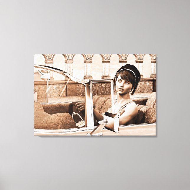 Toile Femme Vintage (Recto)