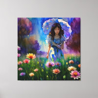 *~ Femme Wild Flower Field AP56 parasol