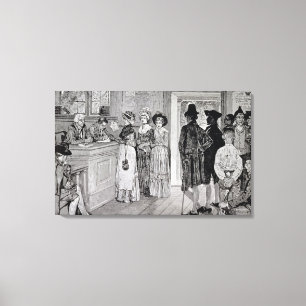 Toile Femmes aux urnes dans le New Jersey