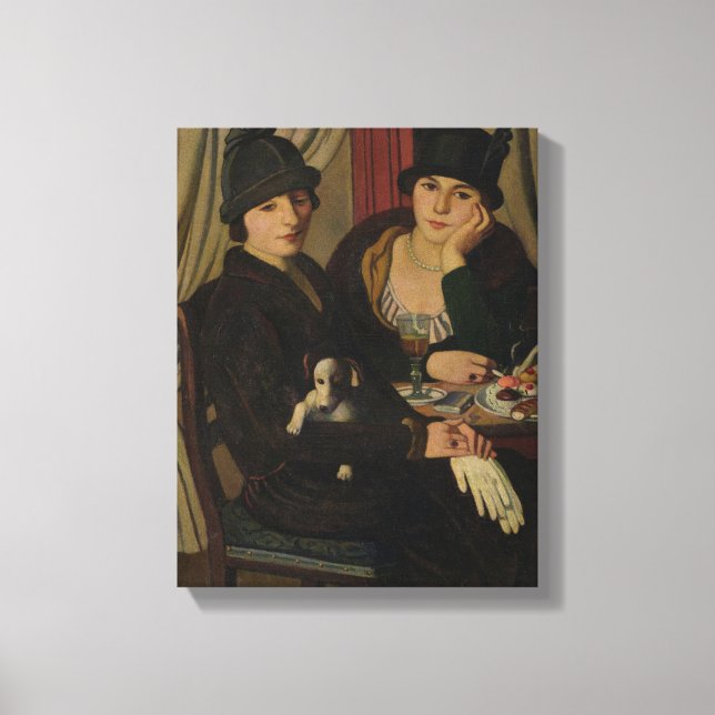 Toile Femmes dans un café, c.1924 (Recto)