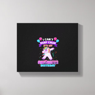 Toile Femmes Je ne peux pas rester calme C'est l'anniver