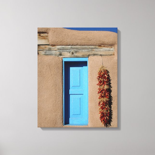 Toile Fenêtre bleue de Taos (Recto)
