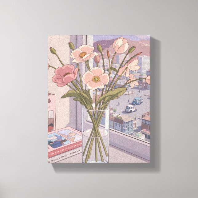 Toile Fenêtre Bloom serein Afficher l'art Imprimer (Recto)