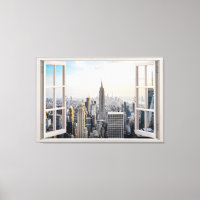 Fenêtre de la ville de New York Imprimer
