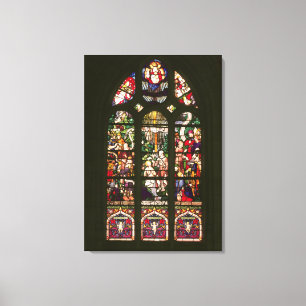 Toile Fenêtre dépeignant le baptême du Christ, 1490
