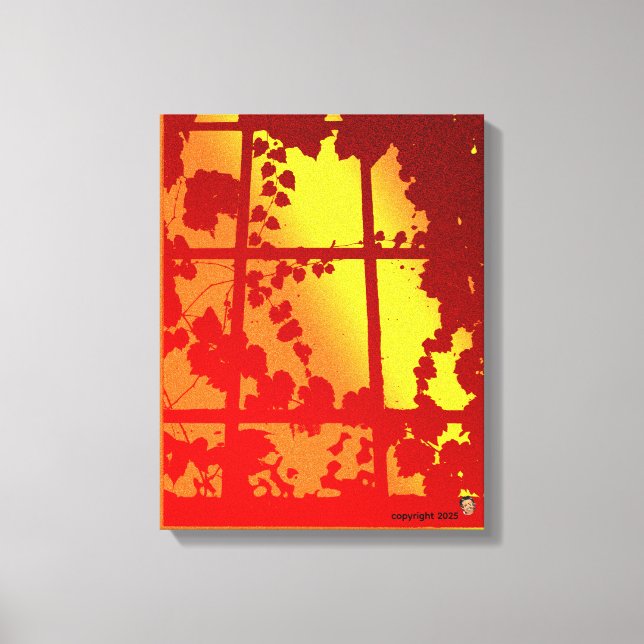 Toile Fenêtre sur un monde chaud (Recto)